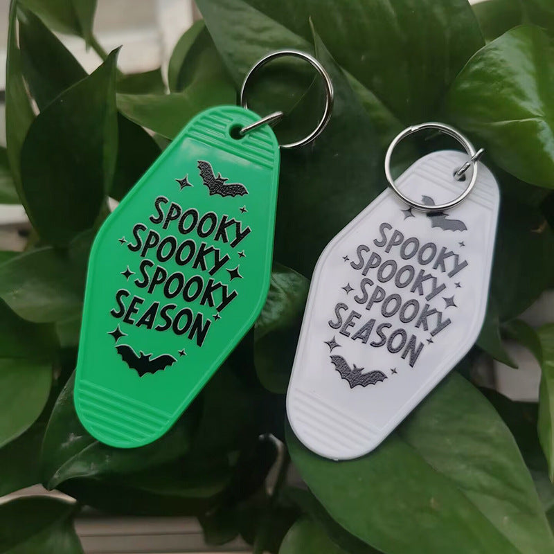 Wholesale Halloween Hotel Plastic Keychains ACC-KC-MeiXin004