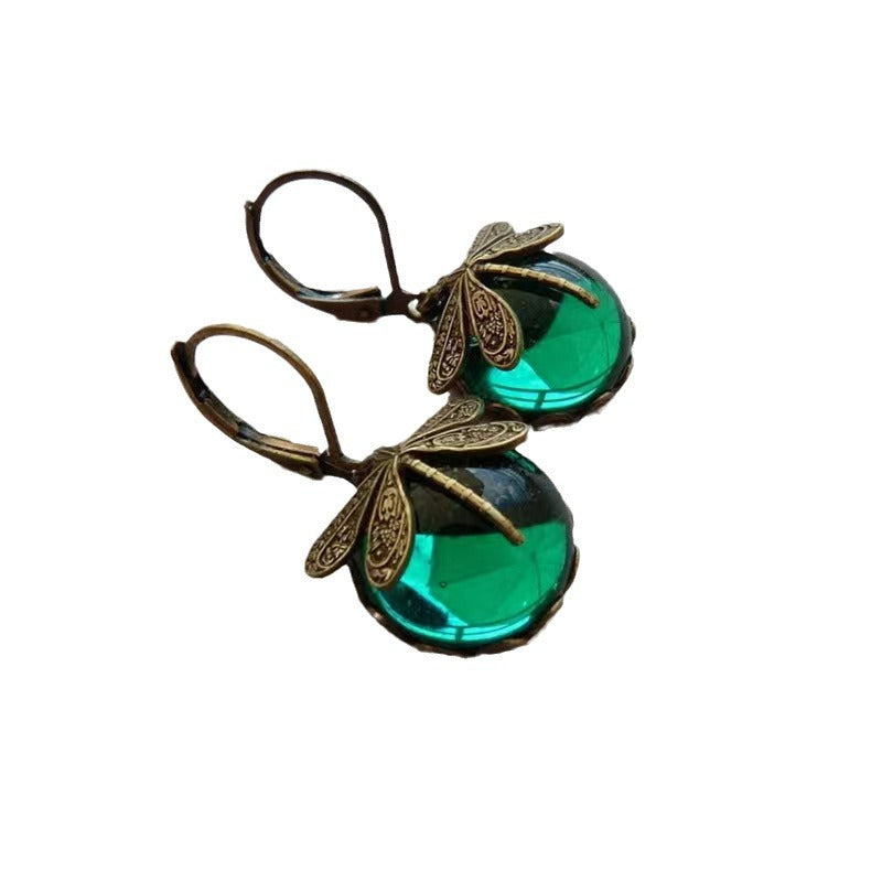 Wholesale Vintage Dragonfly Pattern Alloy Earrings ACC-ES-HaiRao001