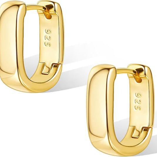 Wholesale Oval  Electroplating Technology Copper  Earrings
