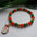 Wholesale  Christmas Santa Snowman Pendant Adjustable Red and Green Bead Bracelet