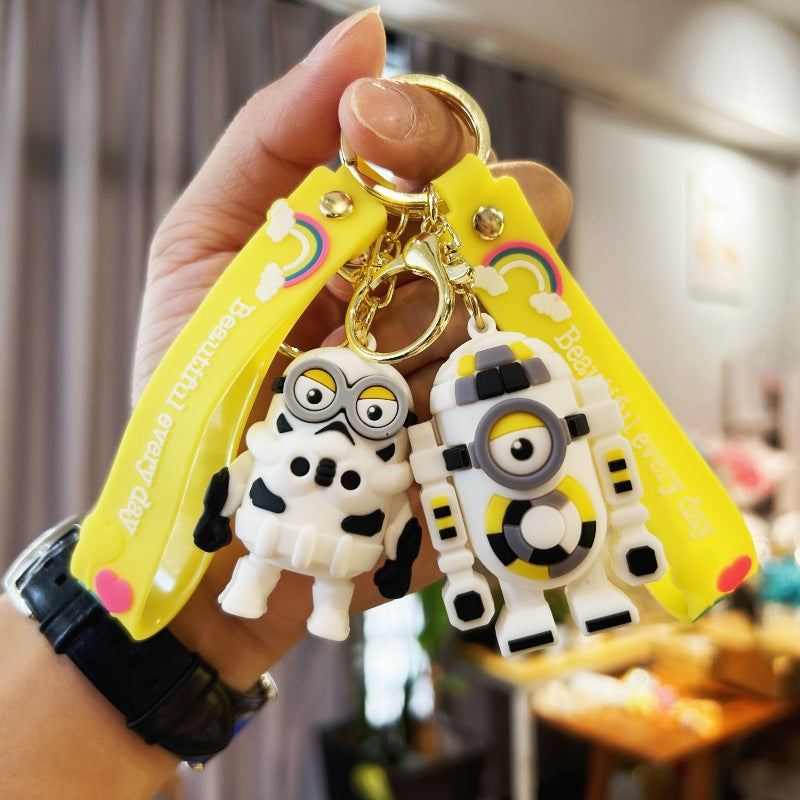 Wholesale Cartoon PVC Soft Glue Keychain ACCVIP-KC-WuY005