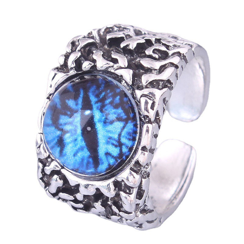 Wholesale Vintage Devil Eye Open Ring Adjustable Rings ACC-RS-Weiy001