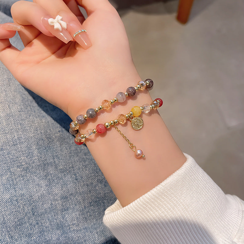 Wholesale Pearl Bracelet Vintage Beaded Copper Bracelet ACC-BT-Sengw002