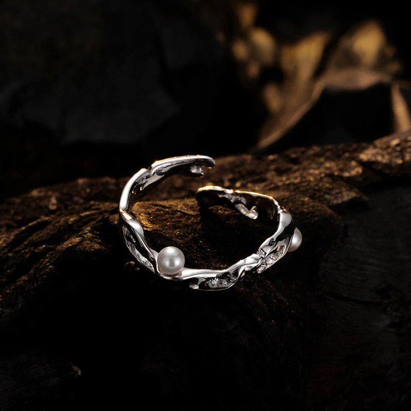 Wholesale  Sterling Silver Hollow Broken Ring
