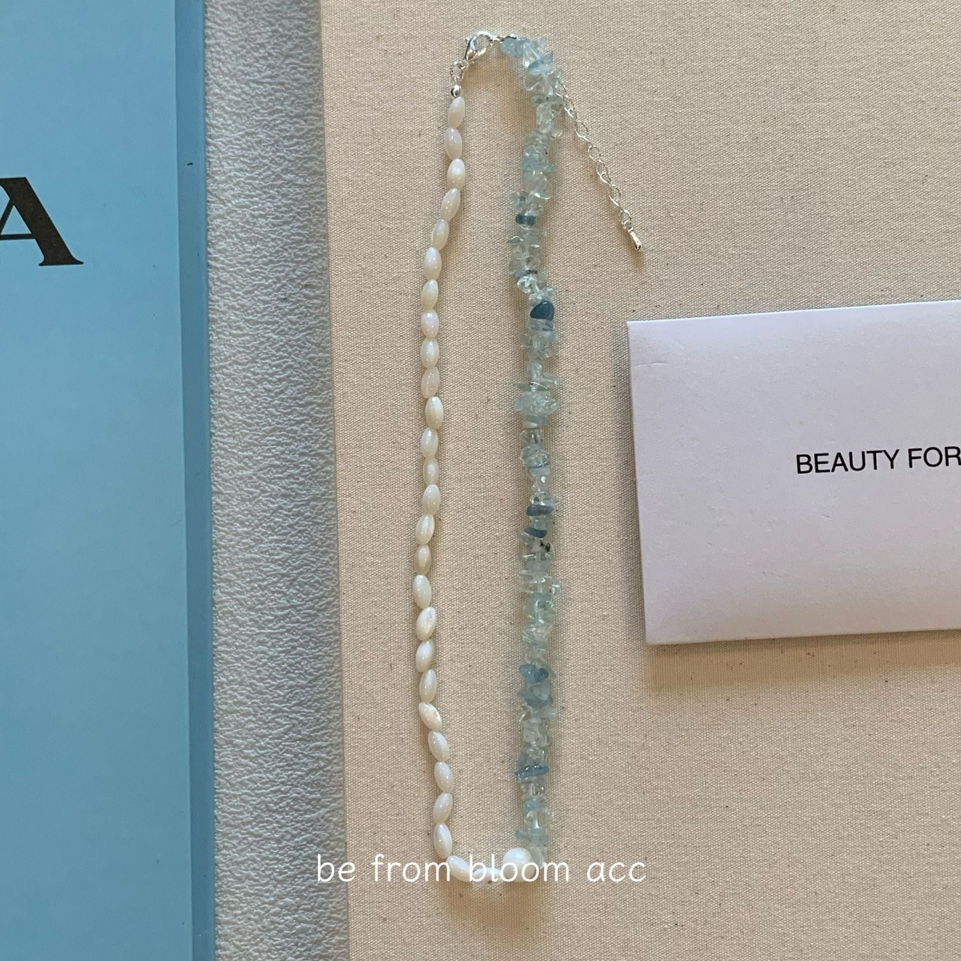 Wholesale  Natural Stone Splicing Shell Necklace