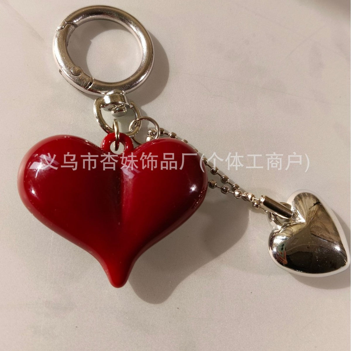 Wholesale  Bow Pendant  Red Love Pendant Keychain