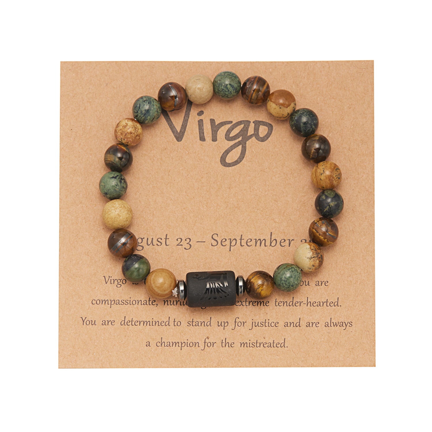 Großhandel Naturstein zwölf Konstellation Perlenarmband