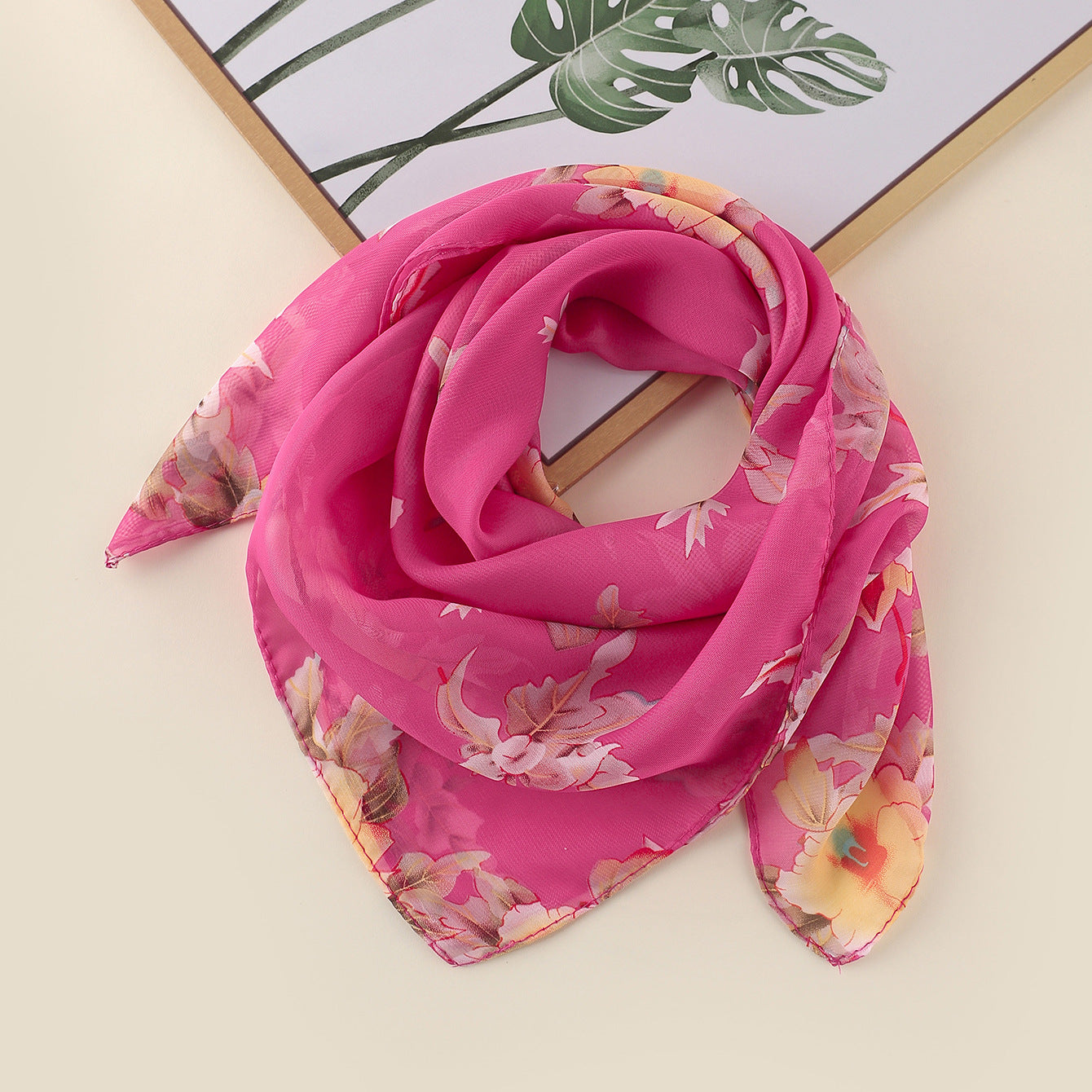 Wholesale Leopard print large square scarf