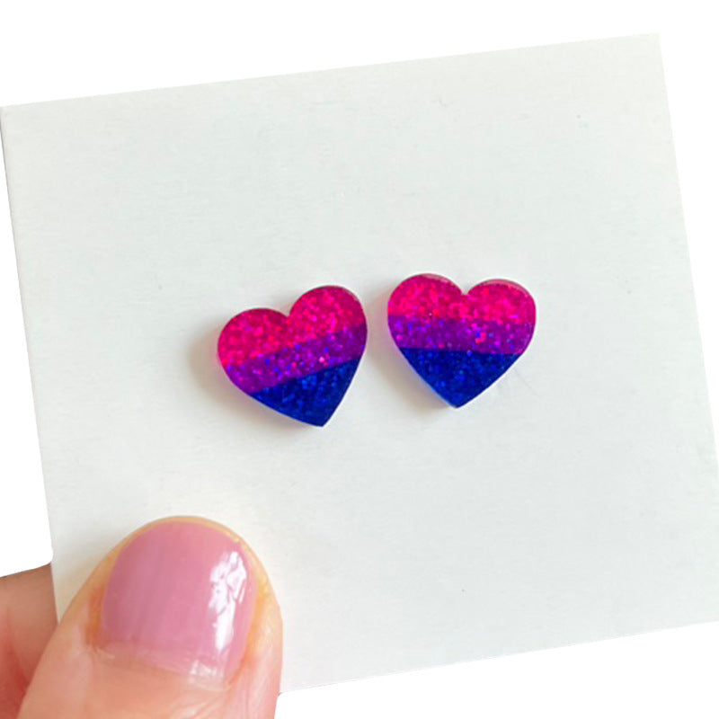 Wholesale  Rainbow Flag Earrings