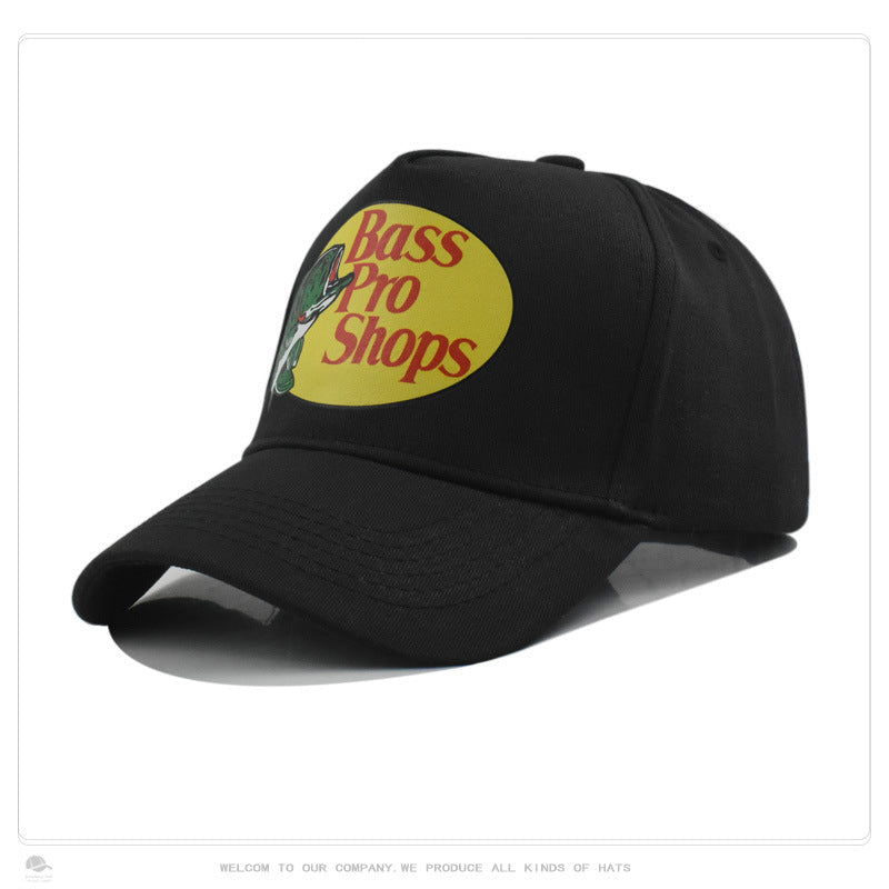 Wholesale Solid color printed outdoor fishing sun protection men' s baseball cap hat