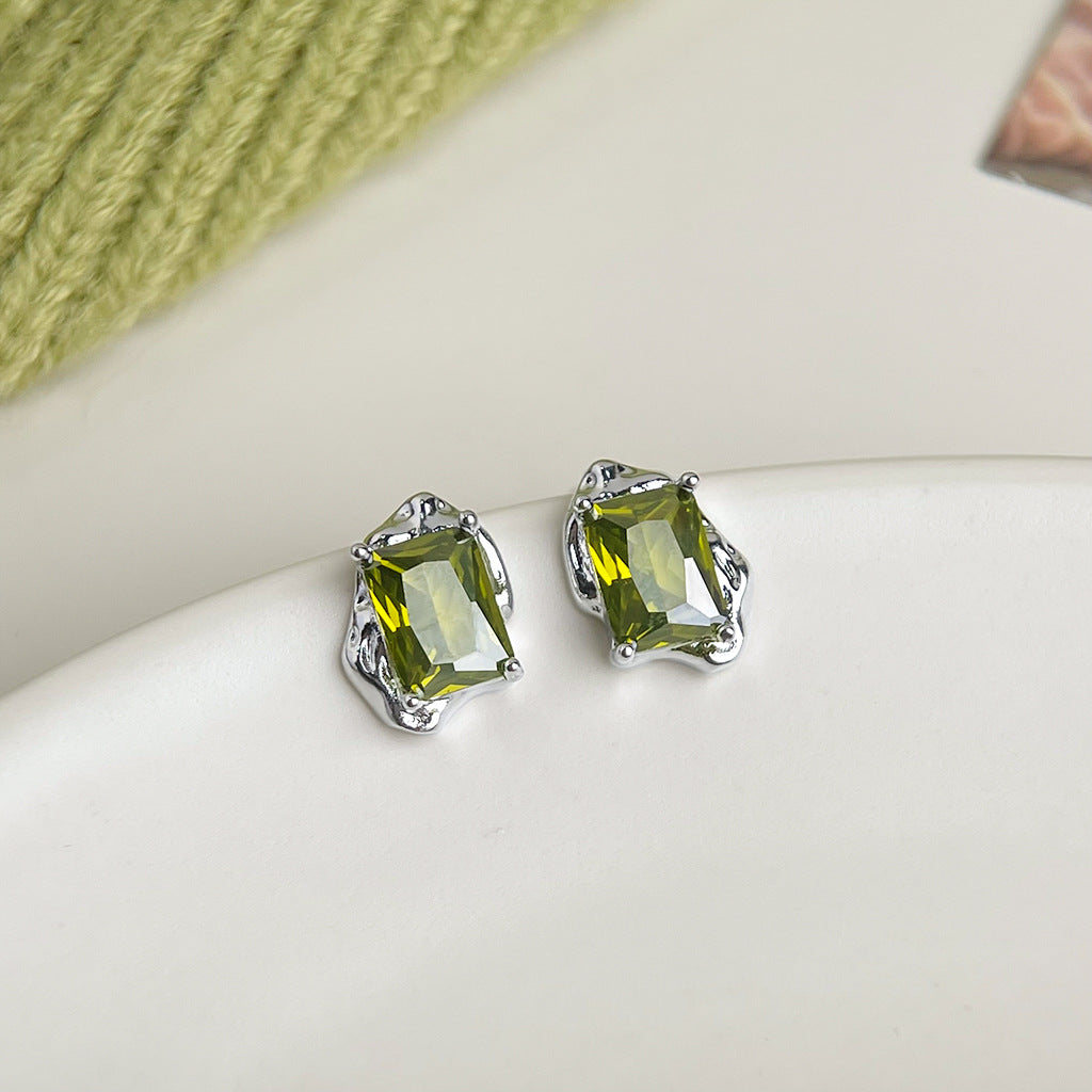 Wholesale  oil drop flower earrings