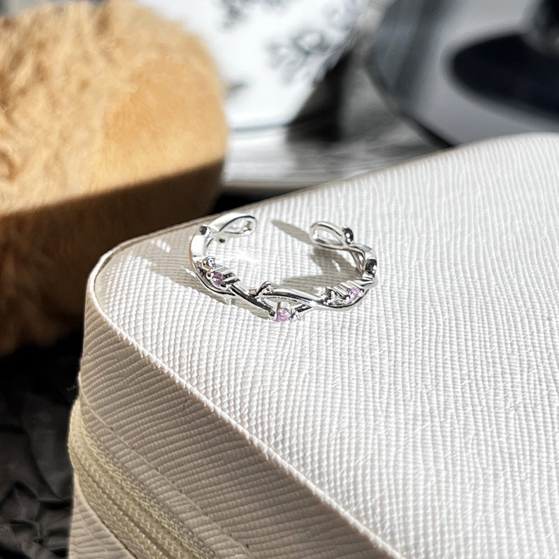 Wholesale Cross  Flower Fashion Ring