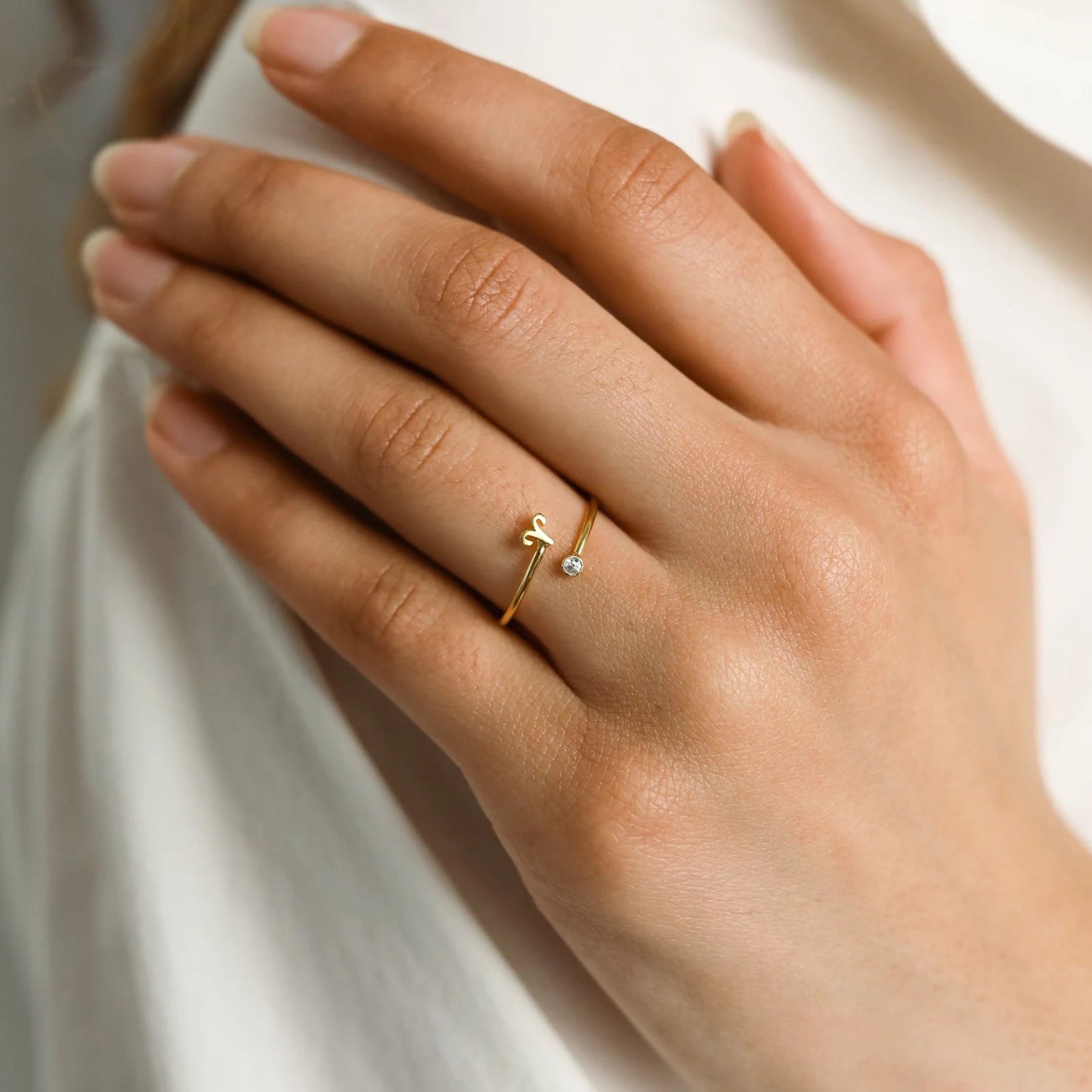 Wholesale Titanium Steel Classic Evergreen Twelve Constellation Adjustable Ring