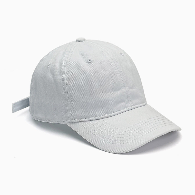 Wholesale  cotton deepened increase cap soft top curved eaves light plate baseball cap