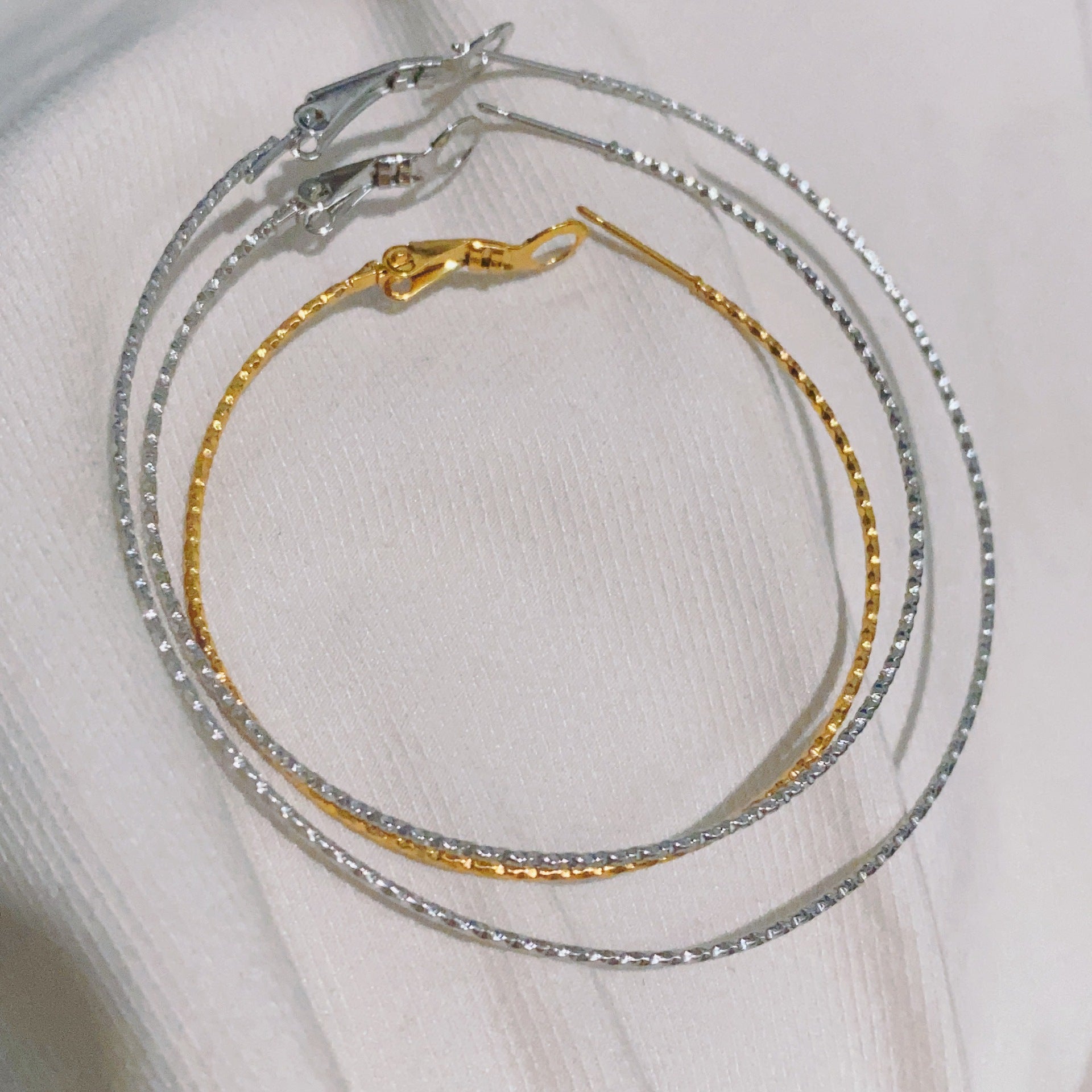 Wholesale Cold Wind Large Hoop Earrings