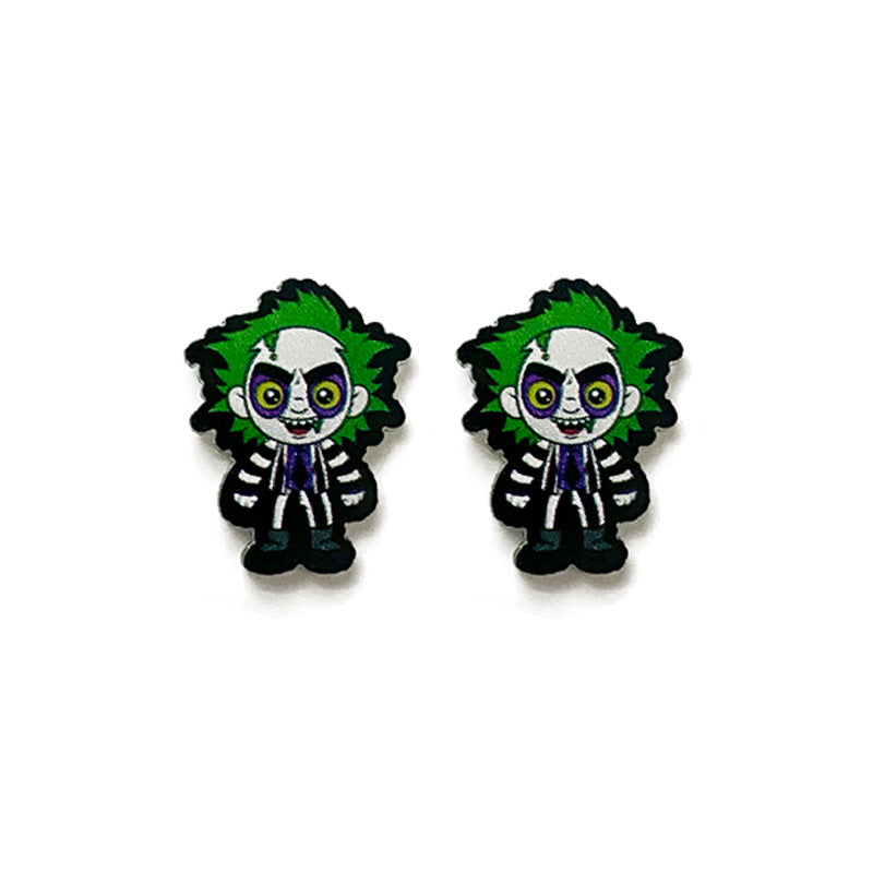 Wholesale Halloween acrylic earrings