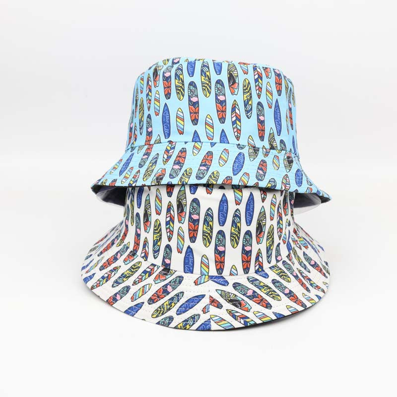 Wholesale Multicolor Printed Fisherman Hat  All-match Sun Hat