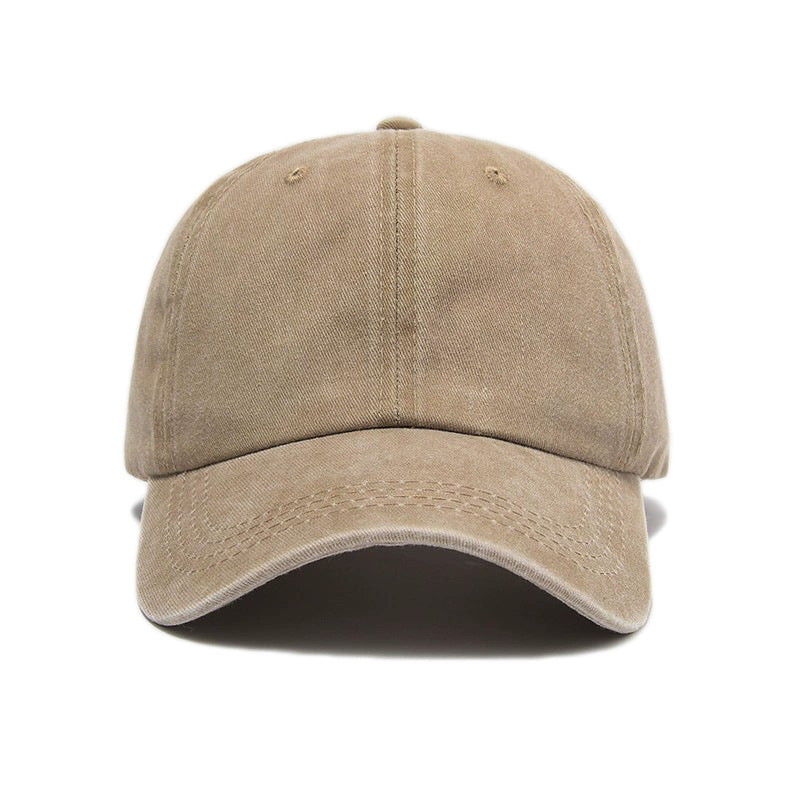 Wholesale embroidered washed distressed soft top baseball cap