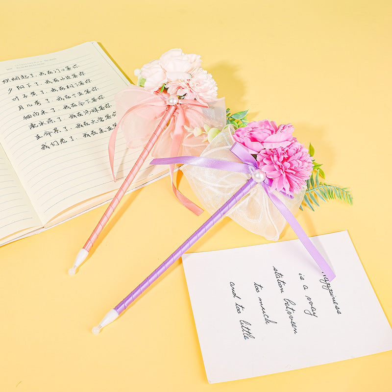 Wholesale  bouquet ballpoint pen creative flower oil pen