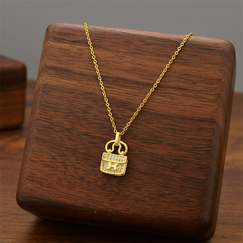 Wholesale Titanium Steel Necklace Women ACC-NE-Quanx008