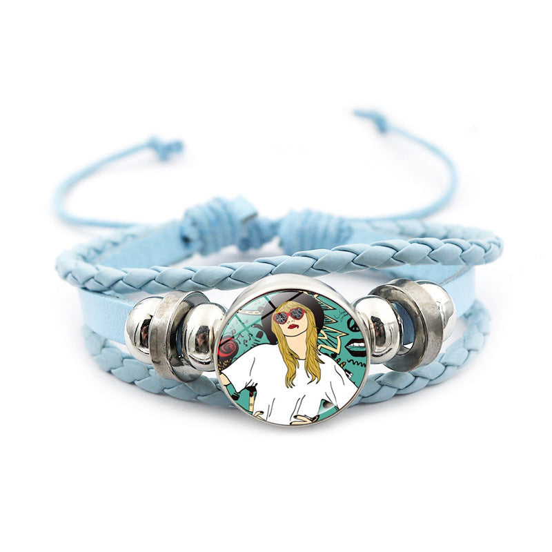 Wholesale Music Star Jewelry Pink Bracelet ACC-BT-JiaYun005