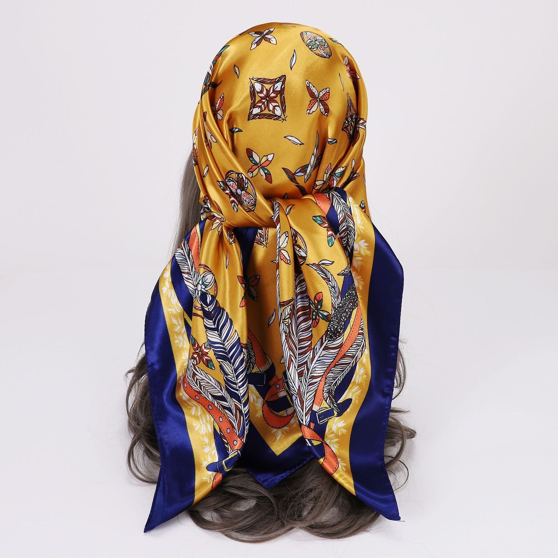 Wholesale 90* 90CM square scarf silk scarf