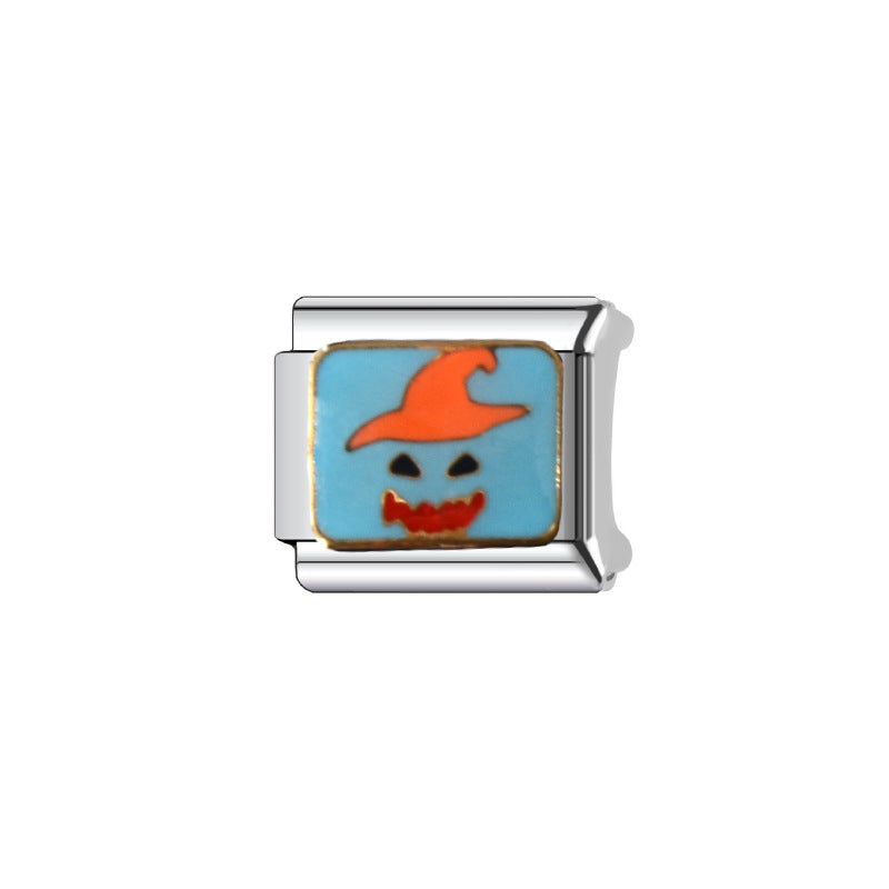 Wholesale Italian Charm Bracelet 9mm DIY Splicing Cute Creative Stainless Steel Composable Bracelet