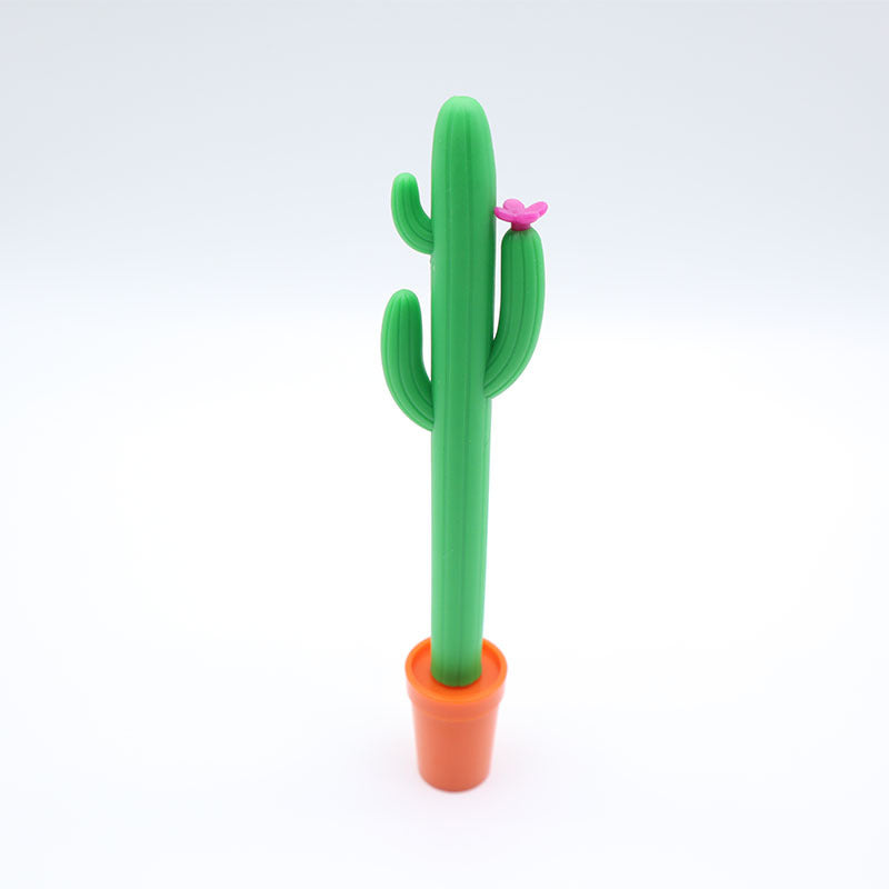 Wholesale Creative cactus stick plant shape desk pen