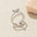 Wholesale  love inlaid pearl copper gold plated diamond ring