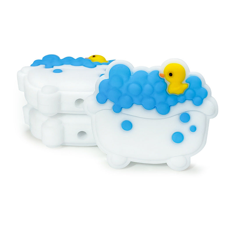 Wholesale 10pcs Cute Bubble Duck Focal Beads DIY Bead Accessories ACC-BDS-WDX130