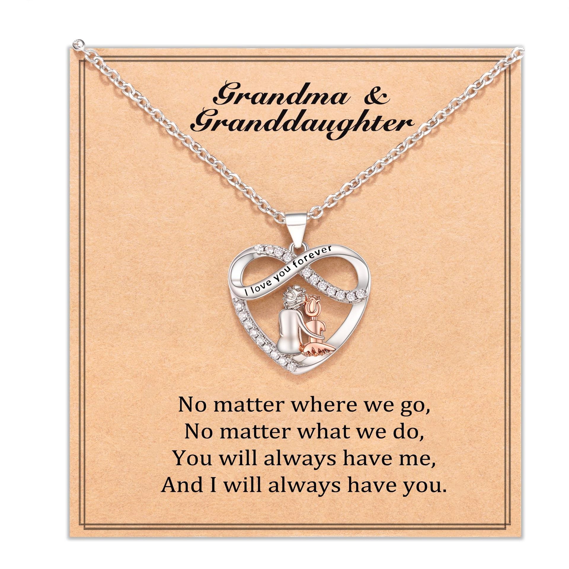 Wholesale Christmas hollow heart necklace love engraved necklace
