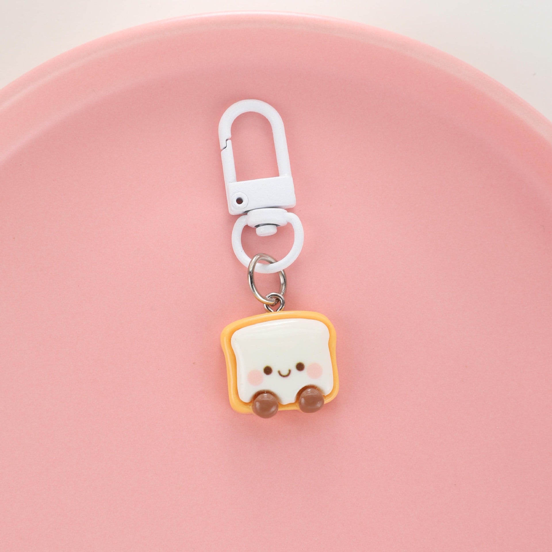 Wholesale Bread Food Play Keychain