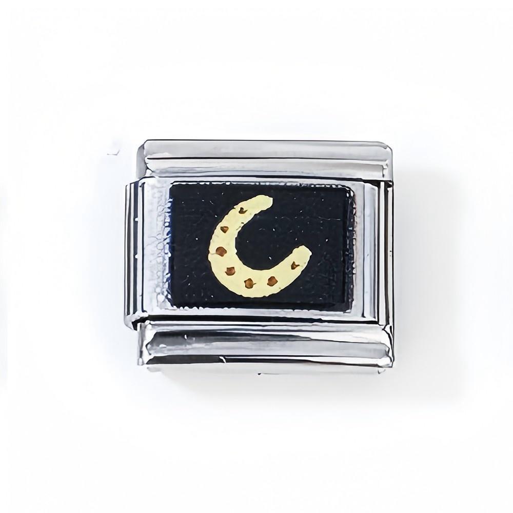 Wholesale 10pcs Italian Charm Bracelet 9mm DIY Splicing English Star Moon Stainless Steel Composable Bracelet