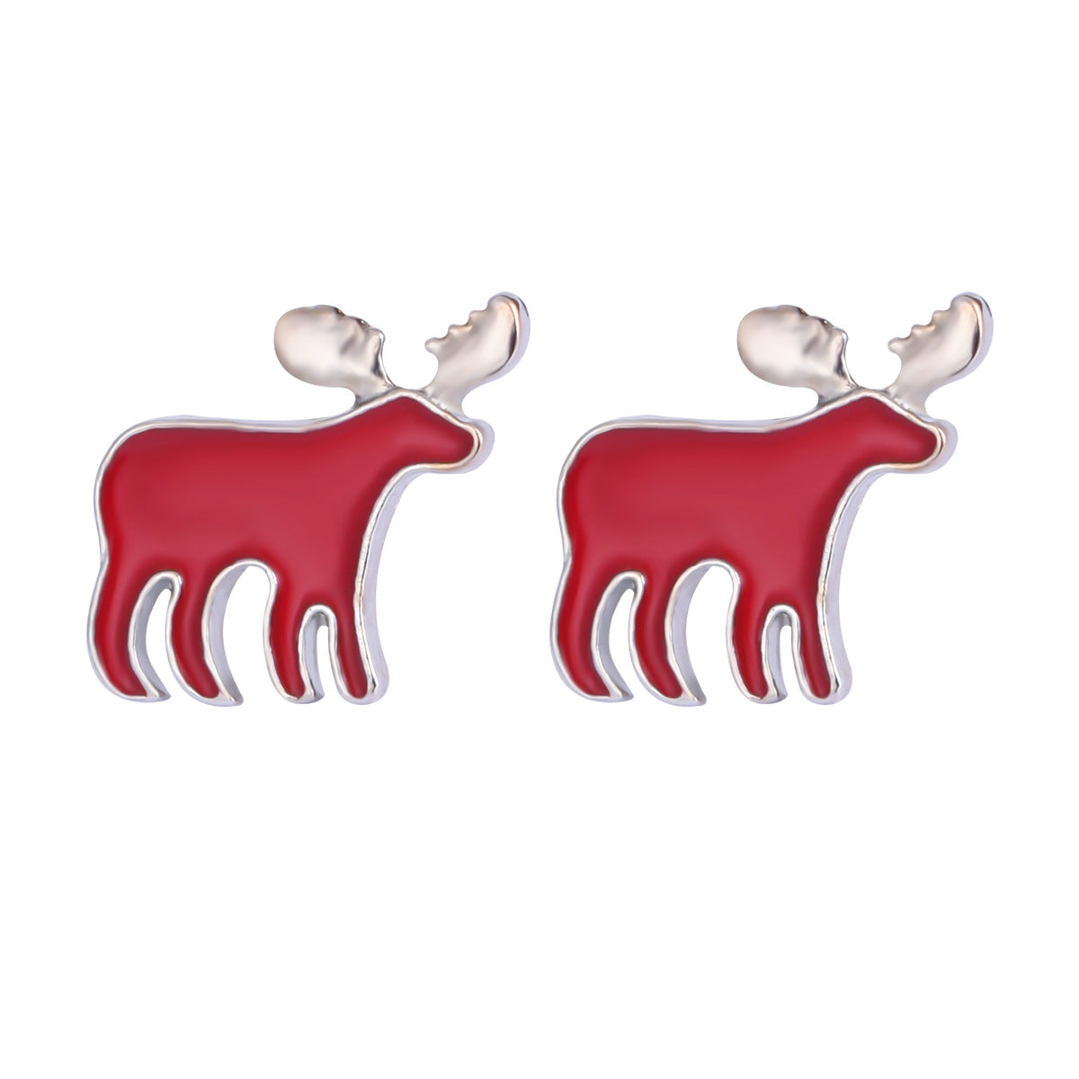 Wholesale 10pcs Canadian National Day flag pattern earrings