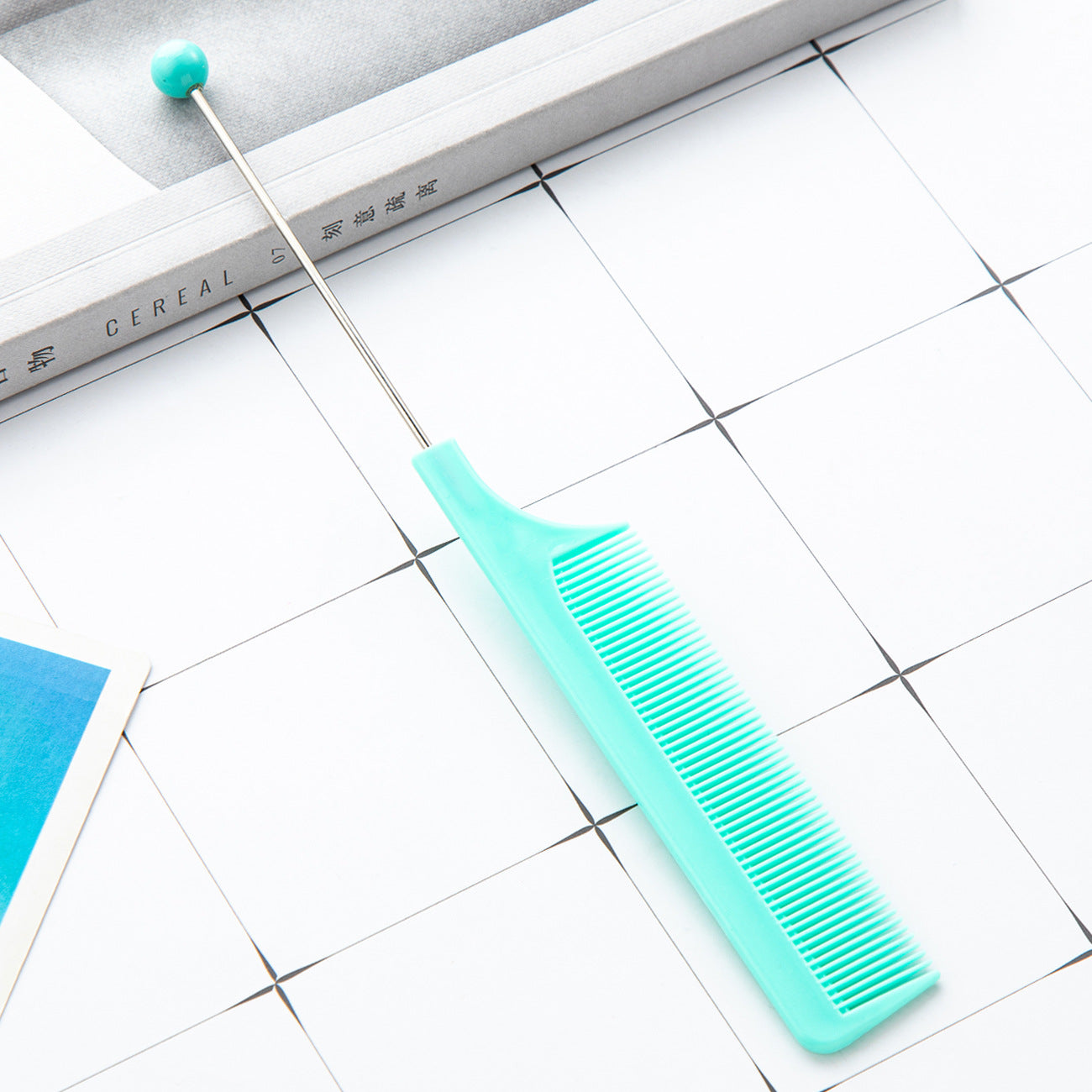 Wholesale Beadable Beaded Comb Plastic DIY Hair Tools