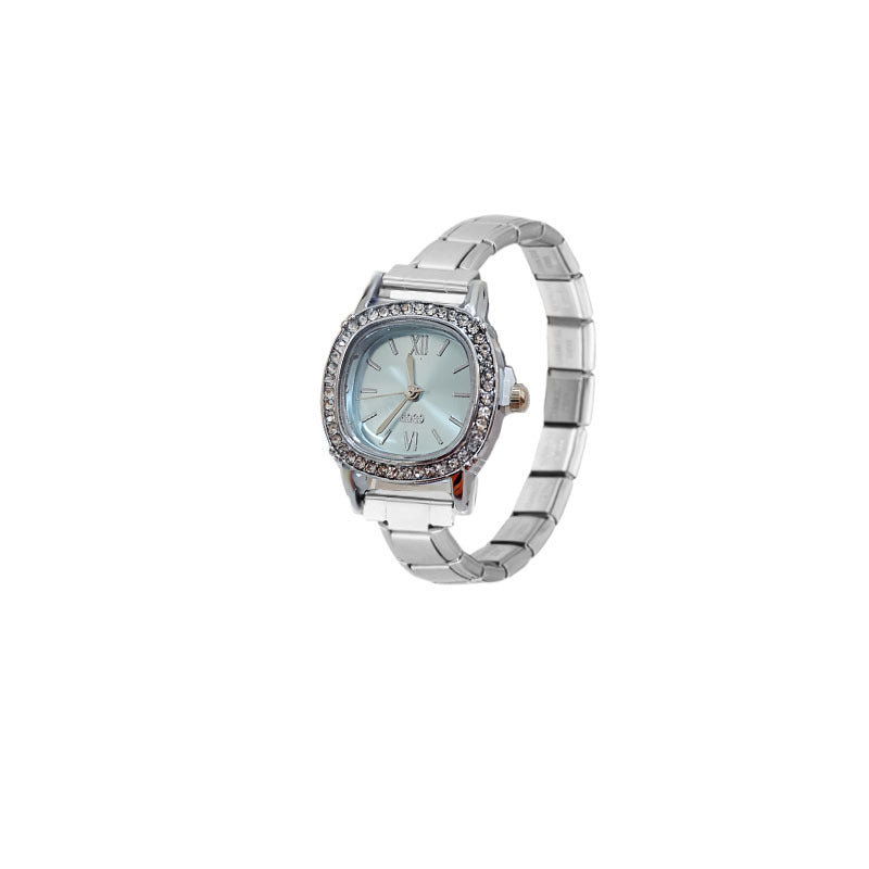 Wholesale Cross-border Italian modular quartz watch,  oval minimalist watch head,  DIY detachable and adjustable,  women' s watch,  student watch.