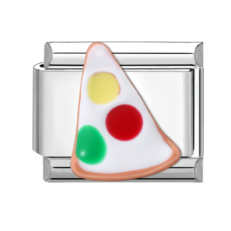 Wholesale Italian Charm Bracelet 9mm DIY Splicing Cute Creative Stainless Steel Composable Bracelet