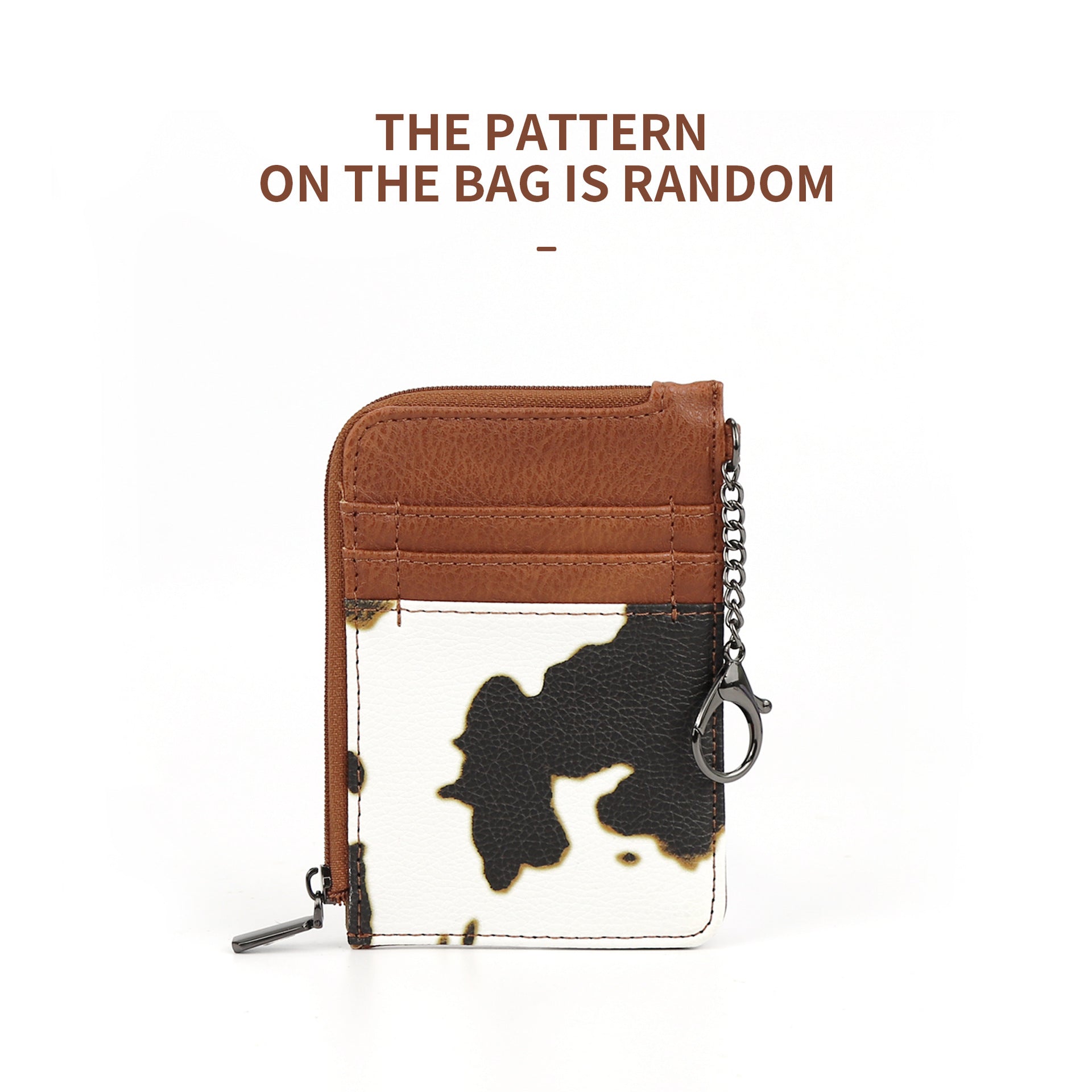 Wholesale Western Style Cow Pattern Coin Purse Keychain ACC-KC-BCXA001