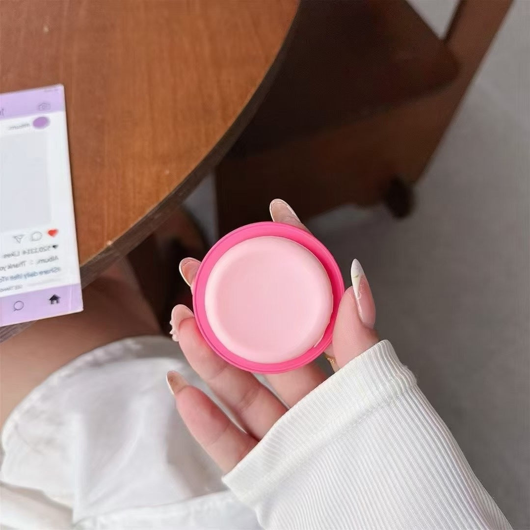 Wholesale Frosted Round Silicone Cap Pure Color Candy phone stand