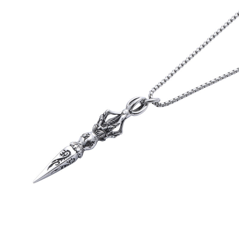 Wholesale  Hip Hop Long Stainless Steel Necklace