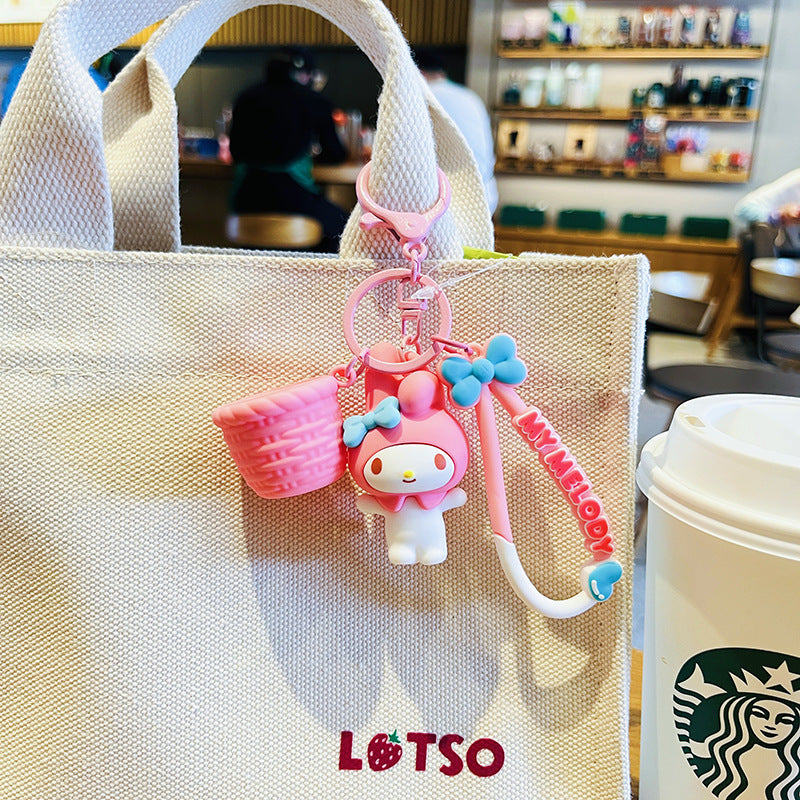 Wholesale Cartoon KuKu PVC Soft Keychain Creative Keychain ACCVIP-KC-HangLi005