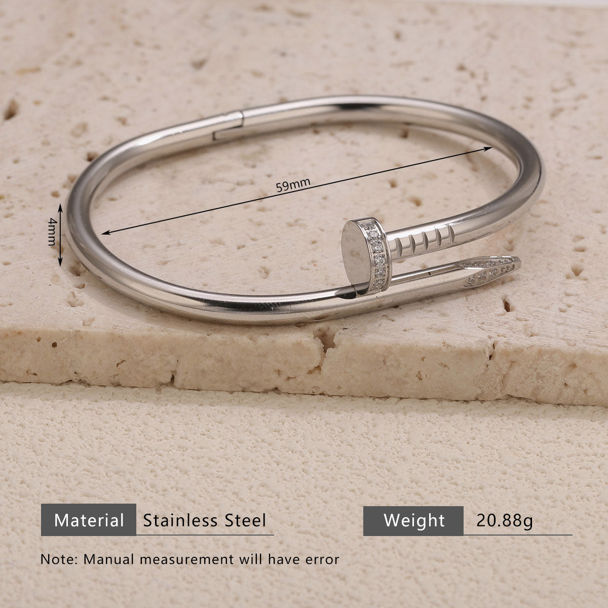 Wholesale Light Luxury  Bracelet for Women 18K Titanium Steel Color Retention