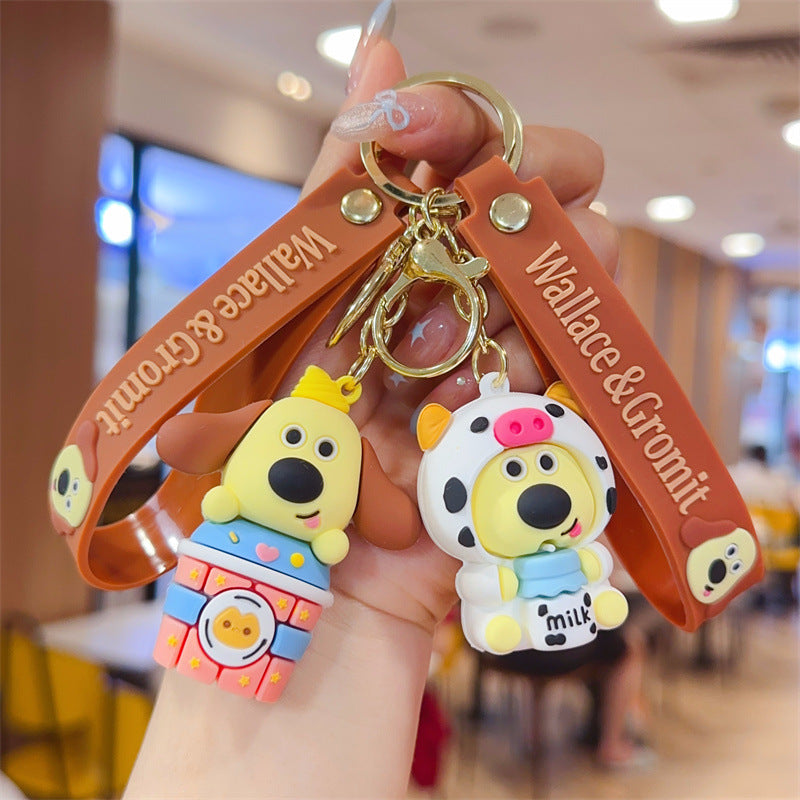 Wholesale Cartoon Dessert Dog Keychain