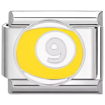 Wholesale  Italian Charm Bracelet 9mm DIY Billiards Snooker  Creative Stainless Steel Composable Bracelet