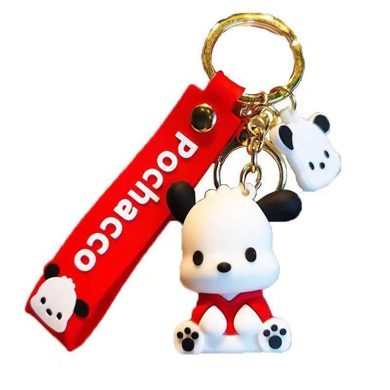 Wholesale Cartoon Cute Silicone Keychains ACCVIP-KC-Qichu007