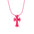 Wholesale  plastic colorful cross necklace