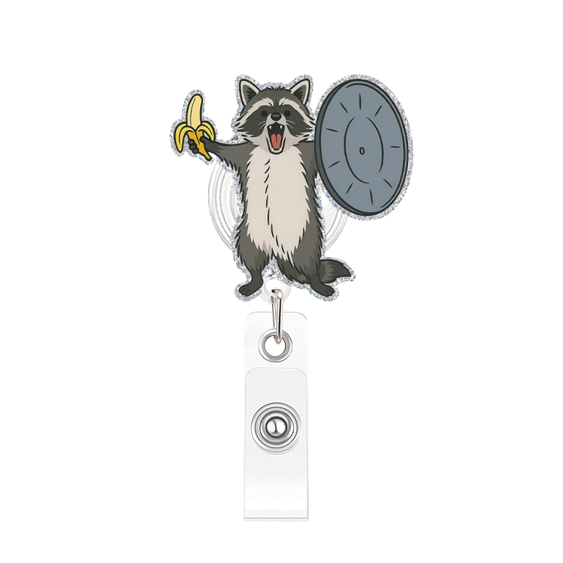 Wholesale Plastic Cartoon Animal Retractable Badge Holder Fun ID Card Holder Easy-Pull Buckle Fashion Accessory for Resale
