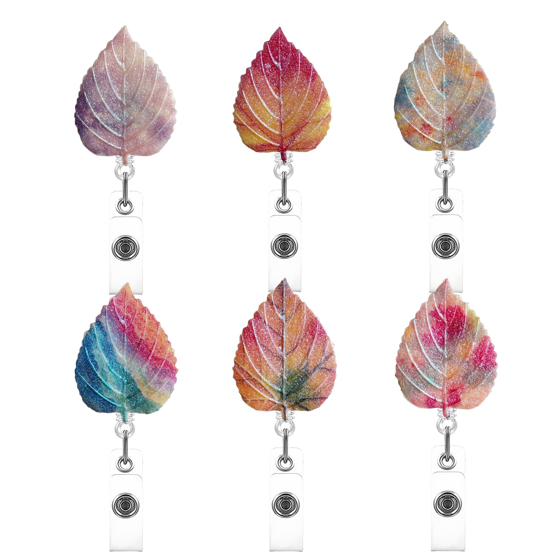 Wholesale DIY Glow-in-the-Dark Maple Leaf  Badge Reels