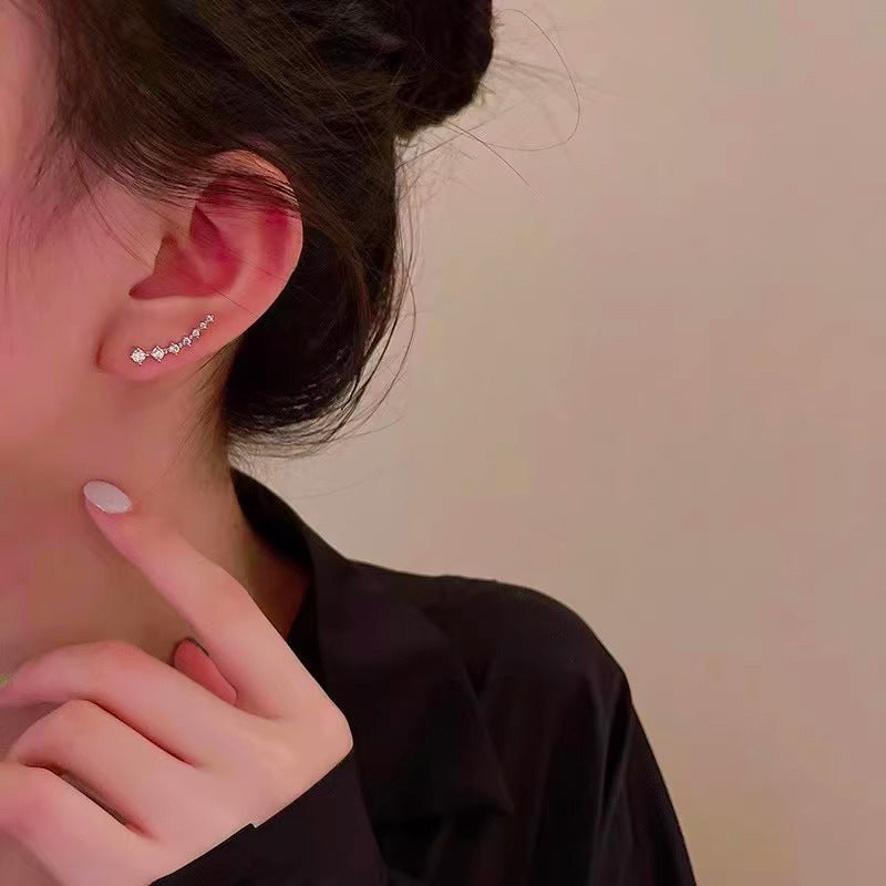 Wholesale Zircon earrings with diamonds