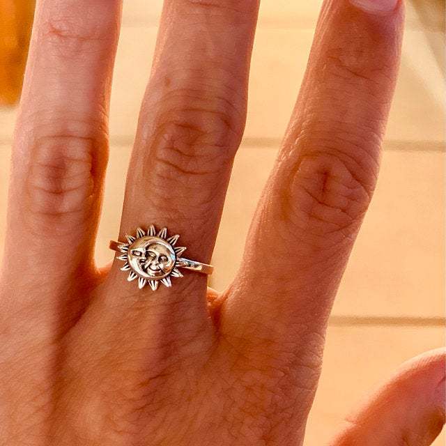 Wholesale Sunflower Smiley Face Ring